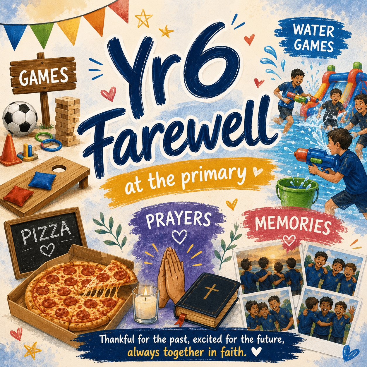 Yr6 Farewell at the Primary. Deadline: 26th May 2026